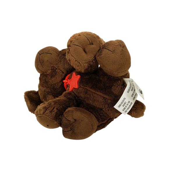 Little Tikes Rescue Tales Chocolate Lab Sad Dog Puppy Plush Red Collar - Picture 10 of 11